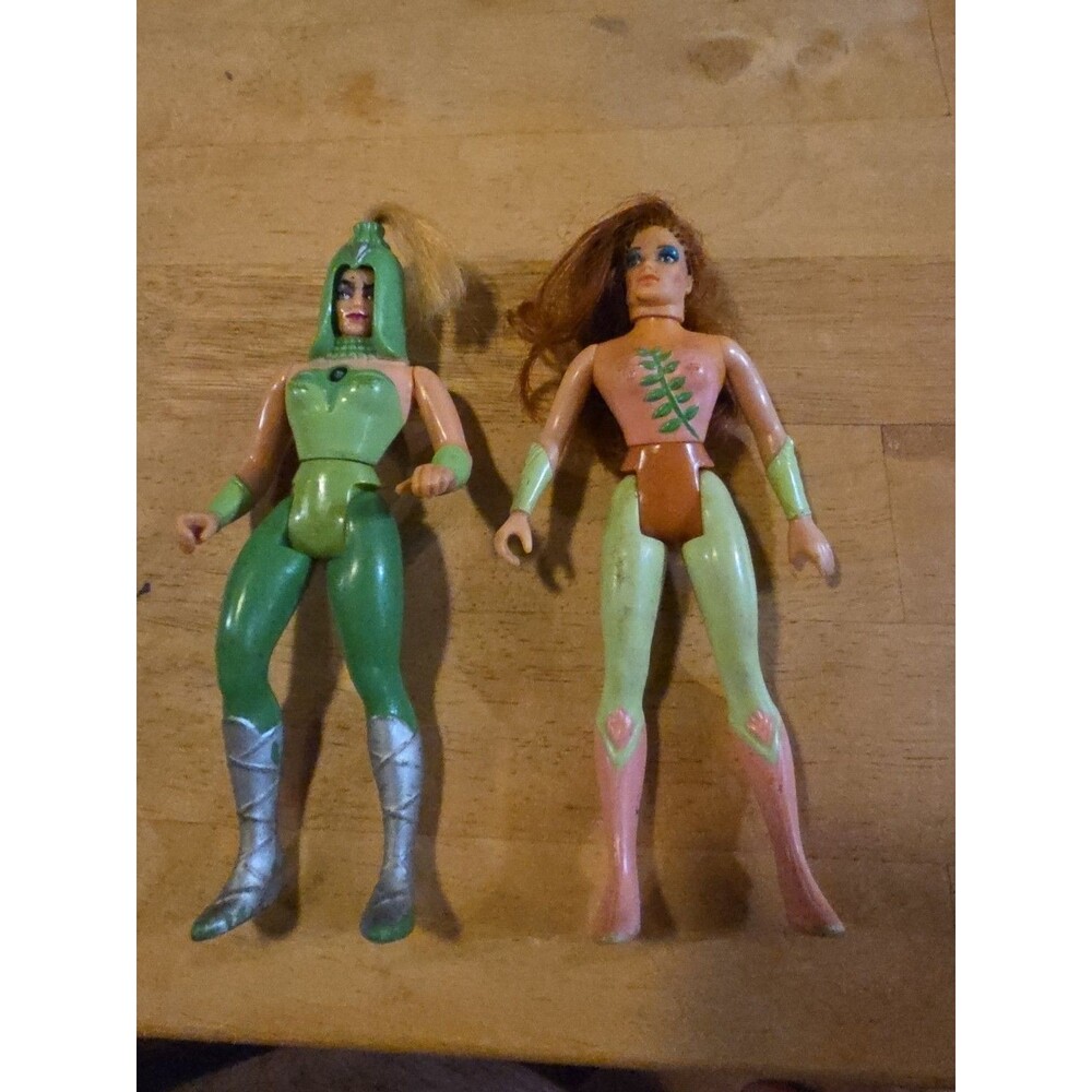 2 She Ra Figures 1984 Double Trouble 1985 Perfuma MOTU
